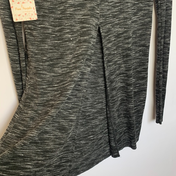 Free People Black Stone Cold Turtle Neck Top - NEW - Picture 7 of 8